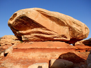 Curious cliff side rock formation in the Bears Ears wilderness area of Southern Utah.  