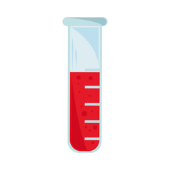test tube with blood