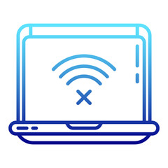 laptop and wifi signal