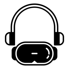 virtual reality and headphone