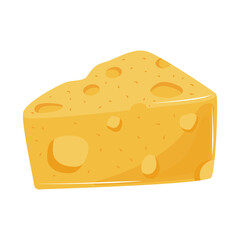 slice cheese cartoon