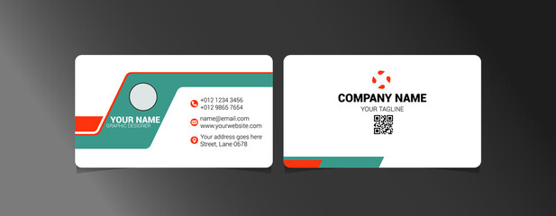Business Card Name Card vector template. EPS 10.
