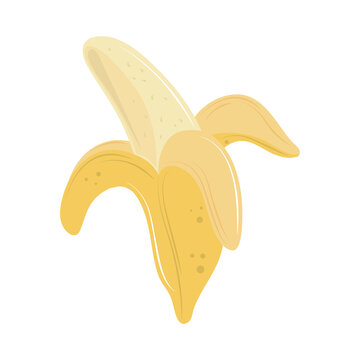 banana cartoon icon
