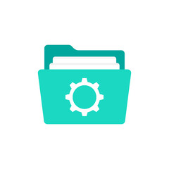 Document project icon design isolated on white background