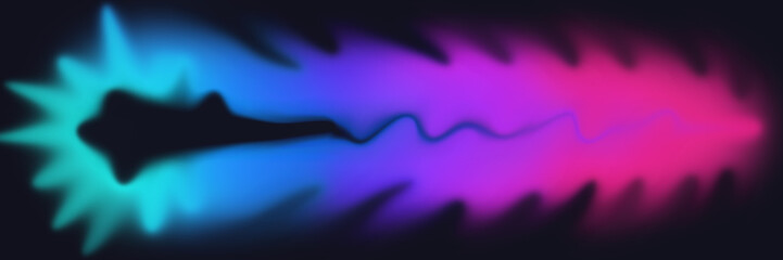 liquid colorful shapes isolated on black geometric background. Fluid vivid gradients