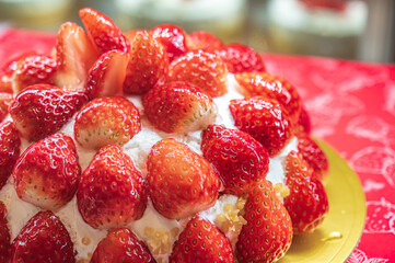 苺のケーキ