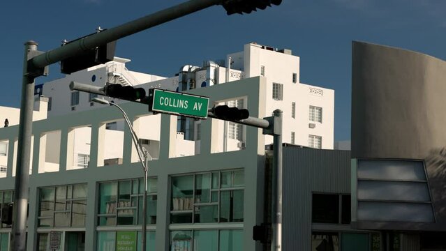 Famous Collins Avenue at Miami Beach - travel photography
