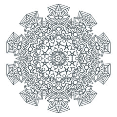 beautiful floral mandala vector for design