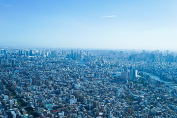 東京の風景・高層ビル群 © maroke