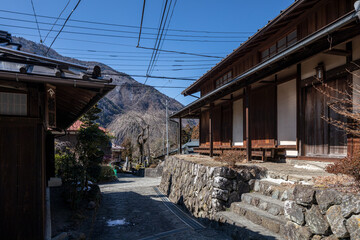 赤沢宿の町並  山梨県早川町