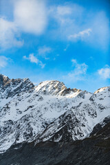 Mountain scenery in New Zealand
