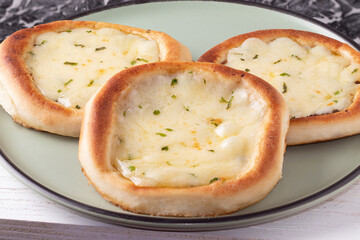 Arabian food delicious cheese sfiha.