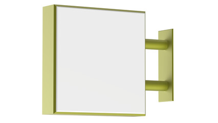 signal mockup template 3d illustration rendering