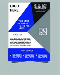 Flyer design template vector design. Layout template in A4 size.Business flyer design a4 template. Vector illustration.Corporate business flyer.