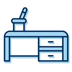 table and stationary