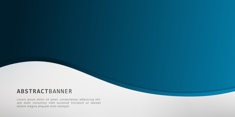 white and blue abstract banner_web banner background