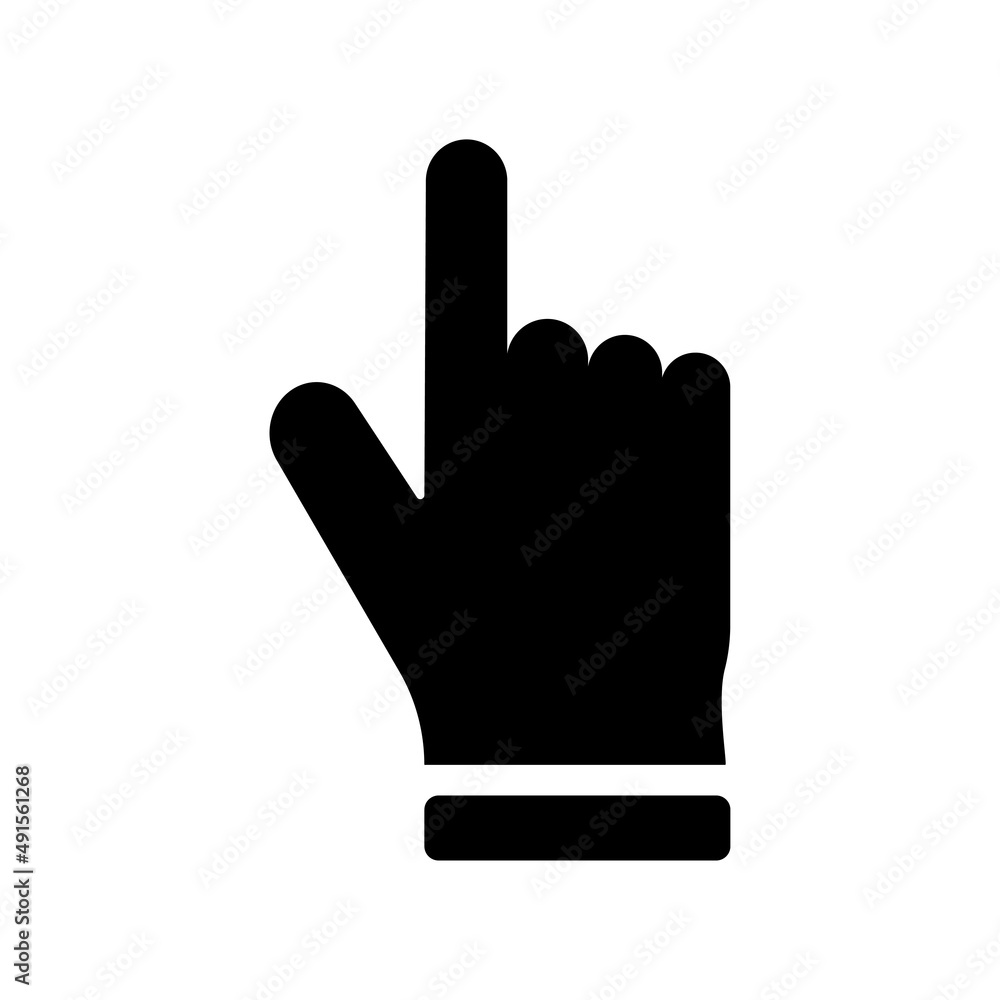 Aufkleber pointer icon for graphic design projects. high quality black style vector icons