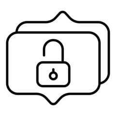 unlock message and chat balloon conversation