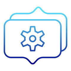 setting and chat balloon conversation