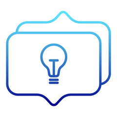 lamp and chat balloon conversation