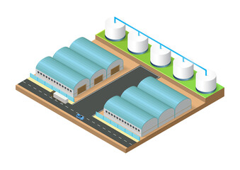 geothermal energy power plant building