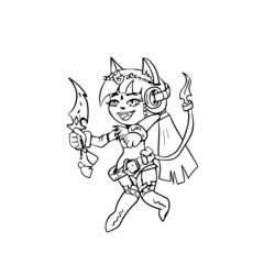 Vector children's design on a white isolated background for banners postcards and stickers