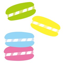 カラフルなマカロン