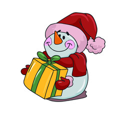 Vector children's design on a white isolated background for banners postcards and stickers