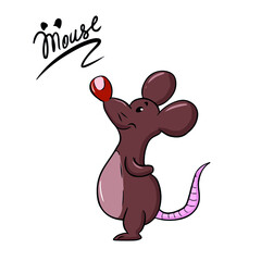 Vector children's design on a white isolated background for banners postcards and stickers