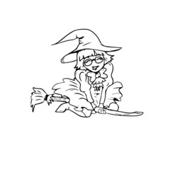 Vector children's design on a white isolated background for banners postcards and stickers