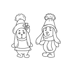 Vector children's design on a white isolated background for banners postcards and stickers