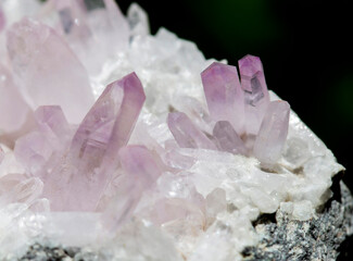 Fototapeta premium .amethyst mineral specimen stone rock geology gem crystal