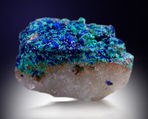 .azurite mineral specimen stone rock geology gem crystal