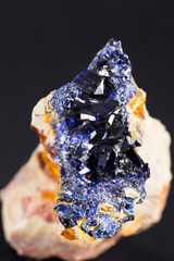 .azurite mineral specimen stone rock geology gem crystal