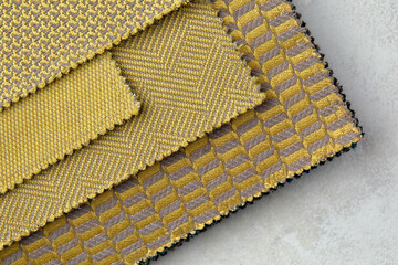 fabric samples in mustard colors textured fabric texture for your design.