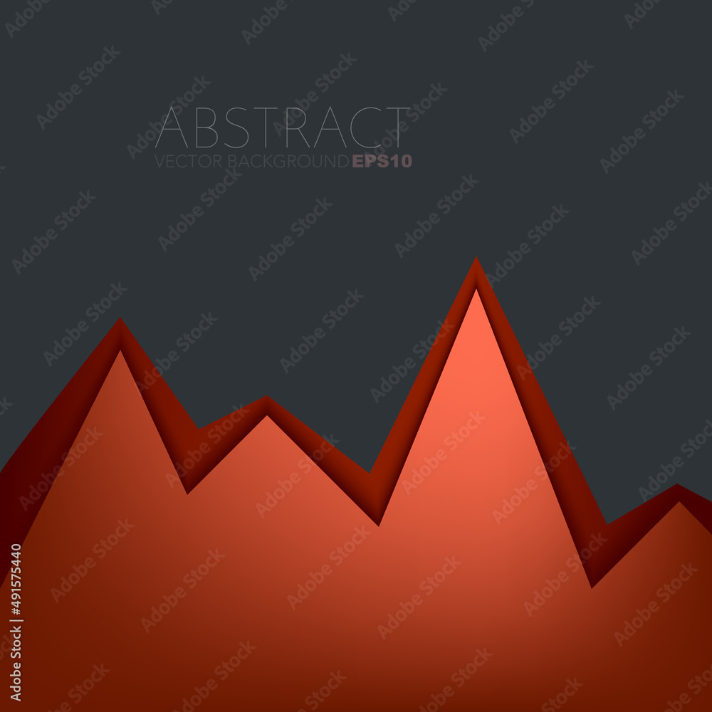Poster background with red arrow