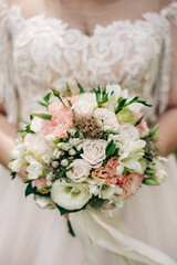 Lace embroidered fabrics for ateliers. Making wedding dresses 