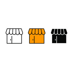 shop icons  symbol vector elements for infographic web