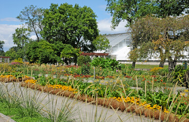 Montreal, Quebec; Canada- june 25 2018 : the botanical garden