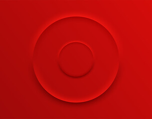 red circle glowing for advertisement banner