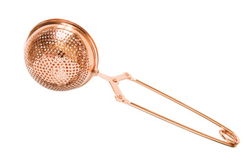 Tea strainer isolated