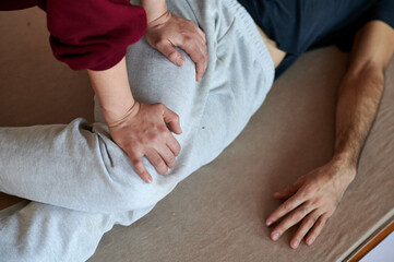 recovery thai body massage close up