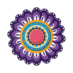 mandala decoration color