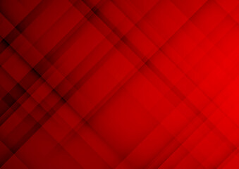 Red geometric vector background, can be used for cover design, poster, advertising