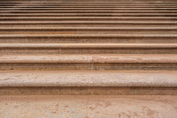 Stone staircase. Rise up. Falling down. Steps and a step forward.