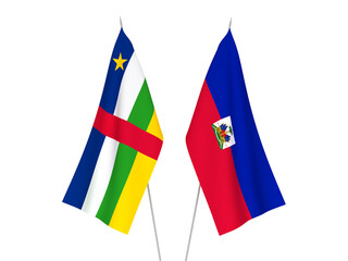 Central African Republic and Republic of Haiti flags