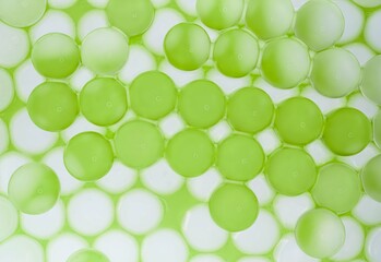 Cosmetic texture molecular ingredient moisturizer face skin care gel balls