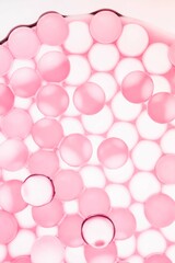 Cosmetic texture molecular ingredient moisturizer face skin care gel balls