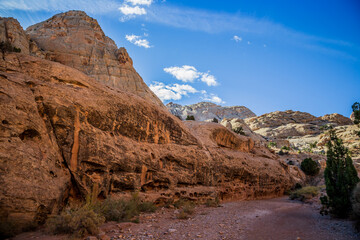 Sunrise on the Grand Wash Trail, Capitol Reef National Park, Utah