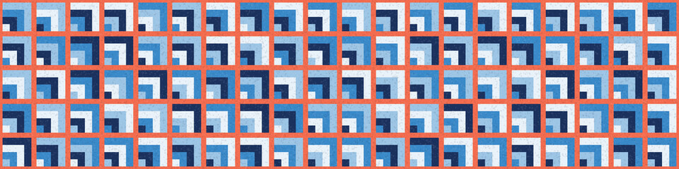 Abstract Geometric Pattern generative computational art illustration